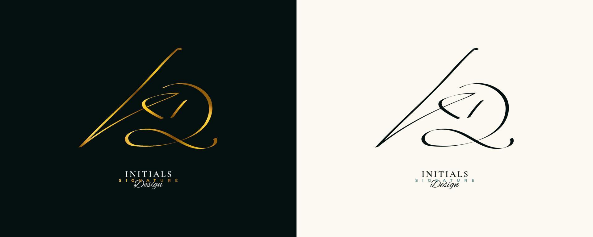 diseño del logotipo de la firma inicial kd con un estilo de escritura dorado elegante y minimalista. diseño inicial del logotipo k y d para bodas, moda, joyería, boutique e identidad de marca comercial vector