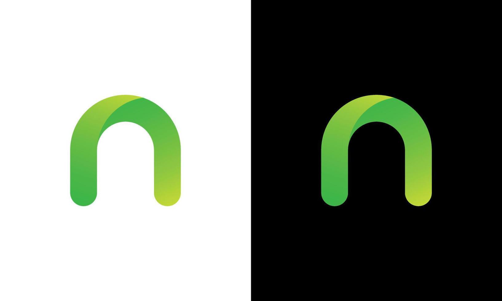 N logo design free vector file