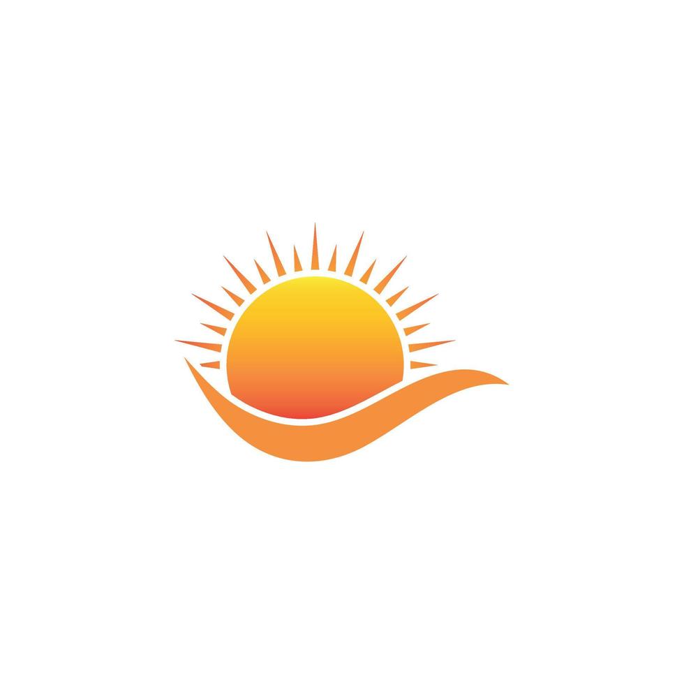 sol logo archivo vectorial libre. vector