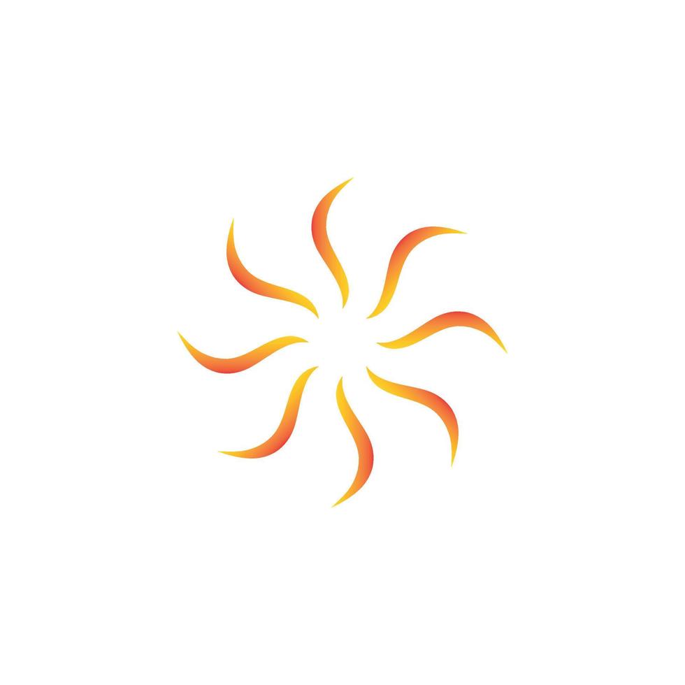 Sun logo free vector file.