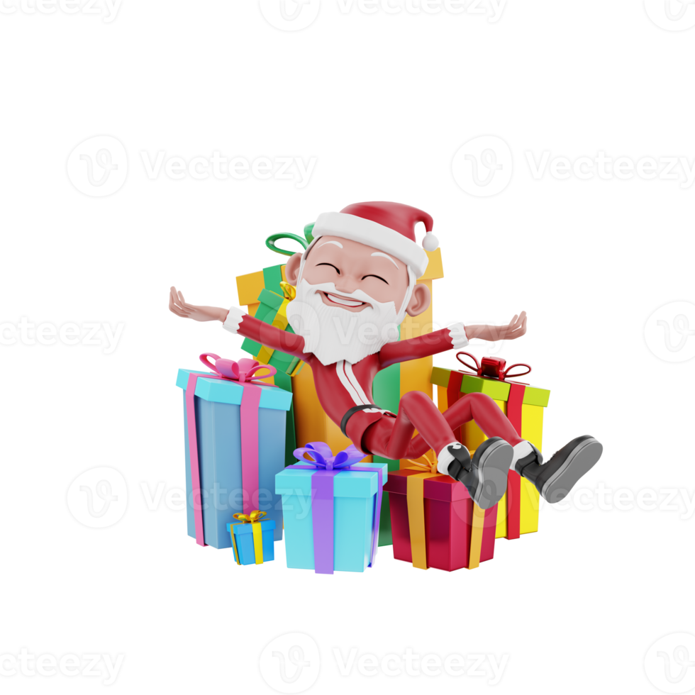 3D christmas illustration png