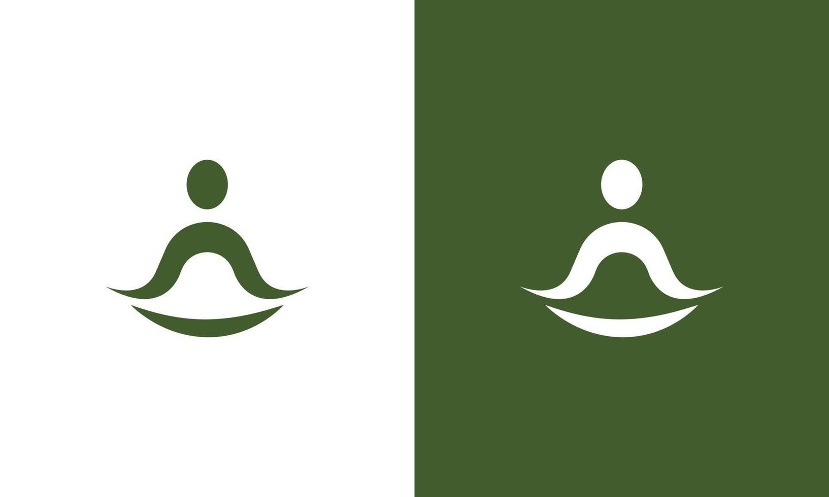 diseño de logotipo de logotipo de yoga. plantilla de vector libre de icono de logotipo de yoga.