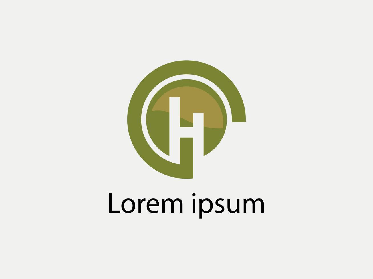 archivo de vector libre de diseño de logotipo gh