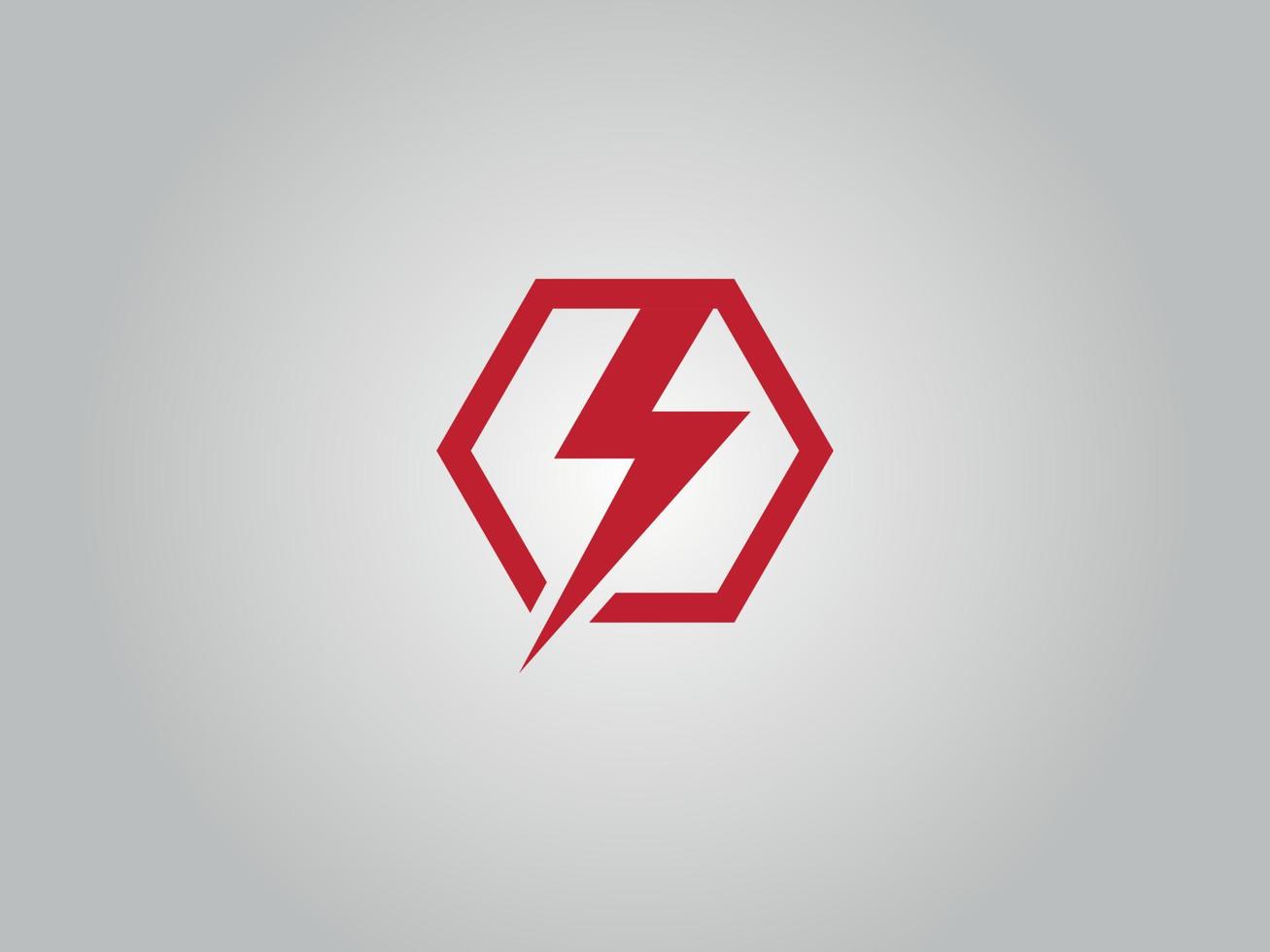 Electrical thunder logo. Thunder icon design free vector file.