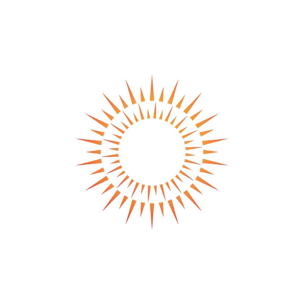 Sun logo free vector file.