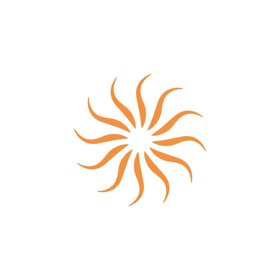 sol logo archivo vectorial libre. vector