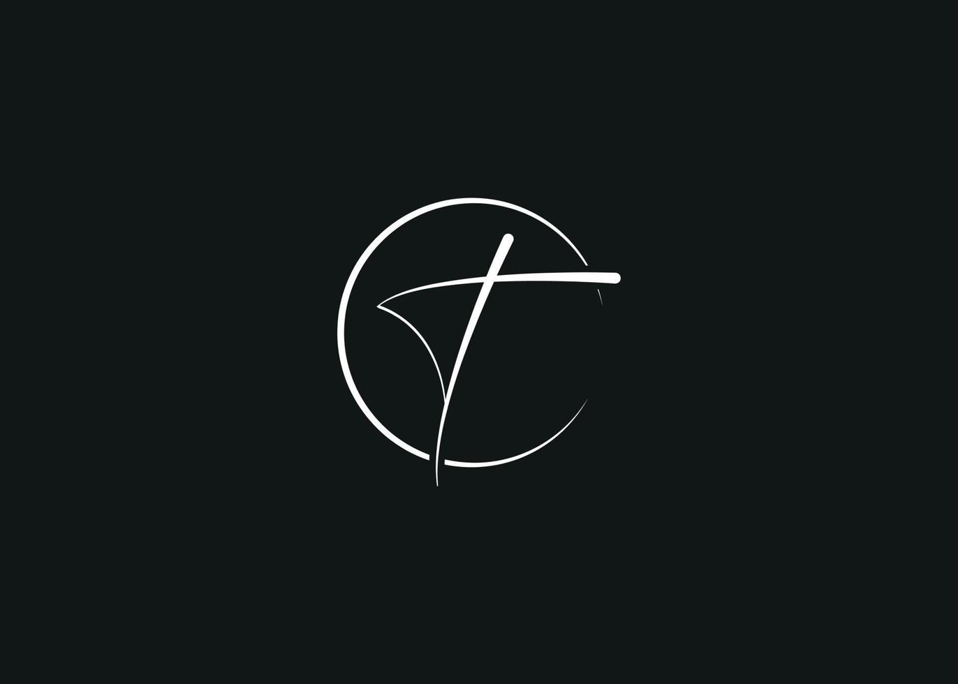 logotipo de la letra t. Archivo de vector libre de diseño de icono de logotipo t.