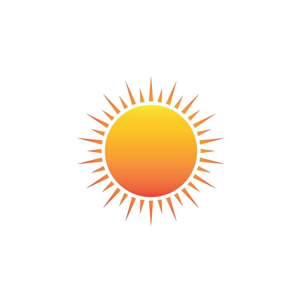 Sun logo free vector file.