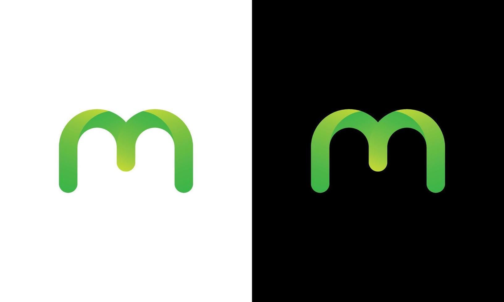 M logo design free vector file