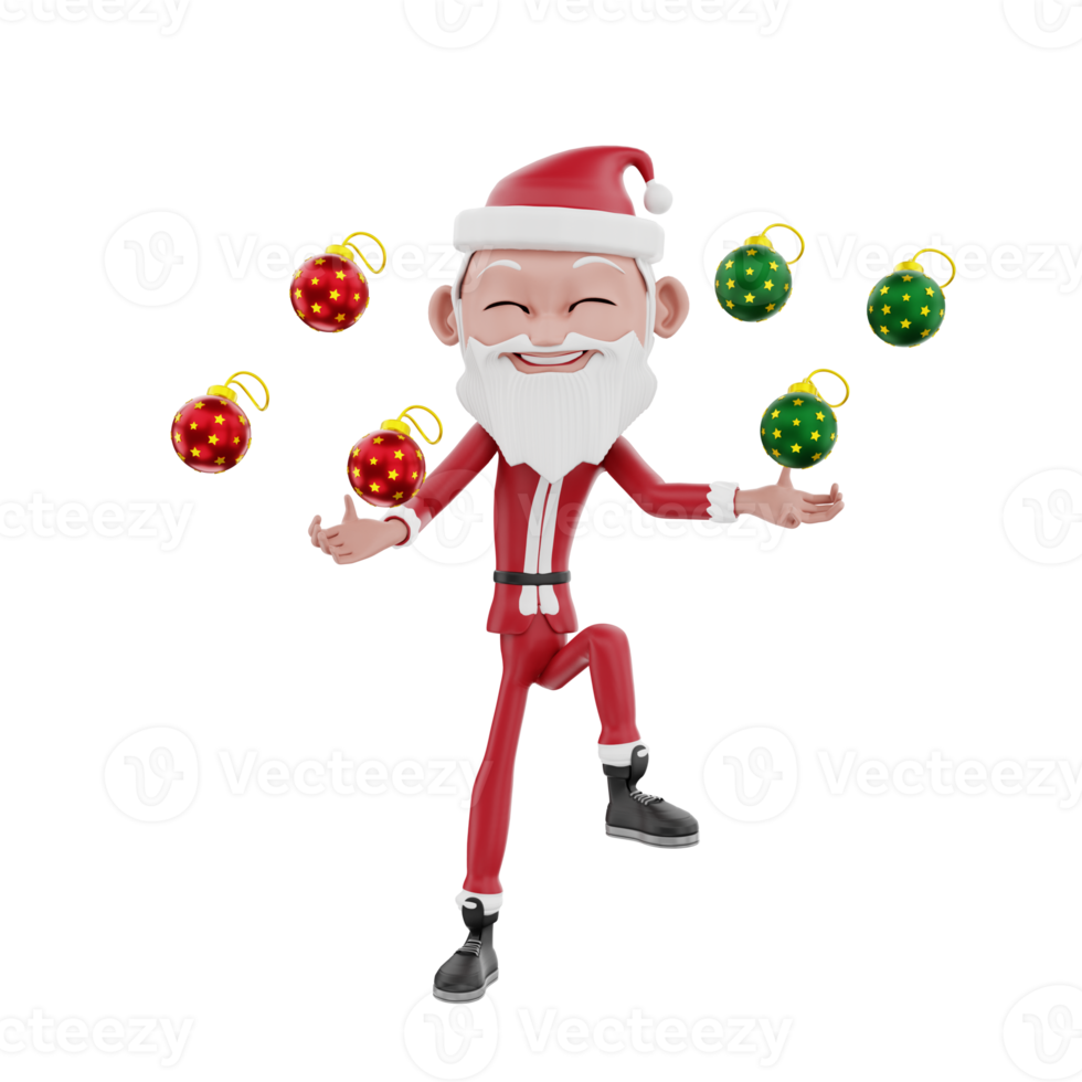 3D christmas illustration png