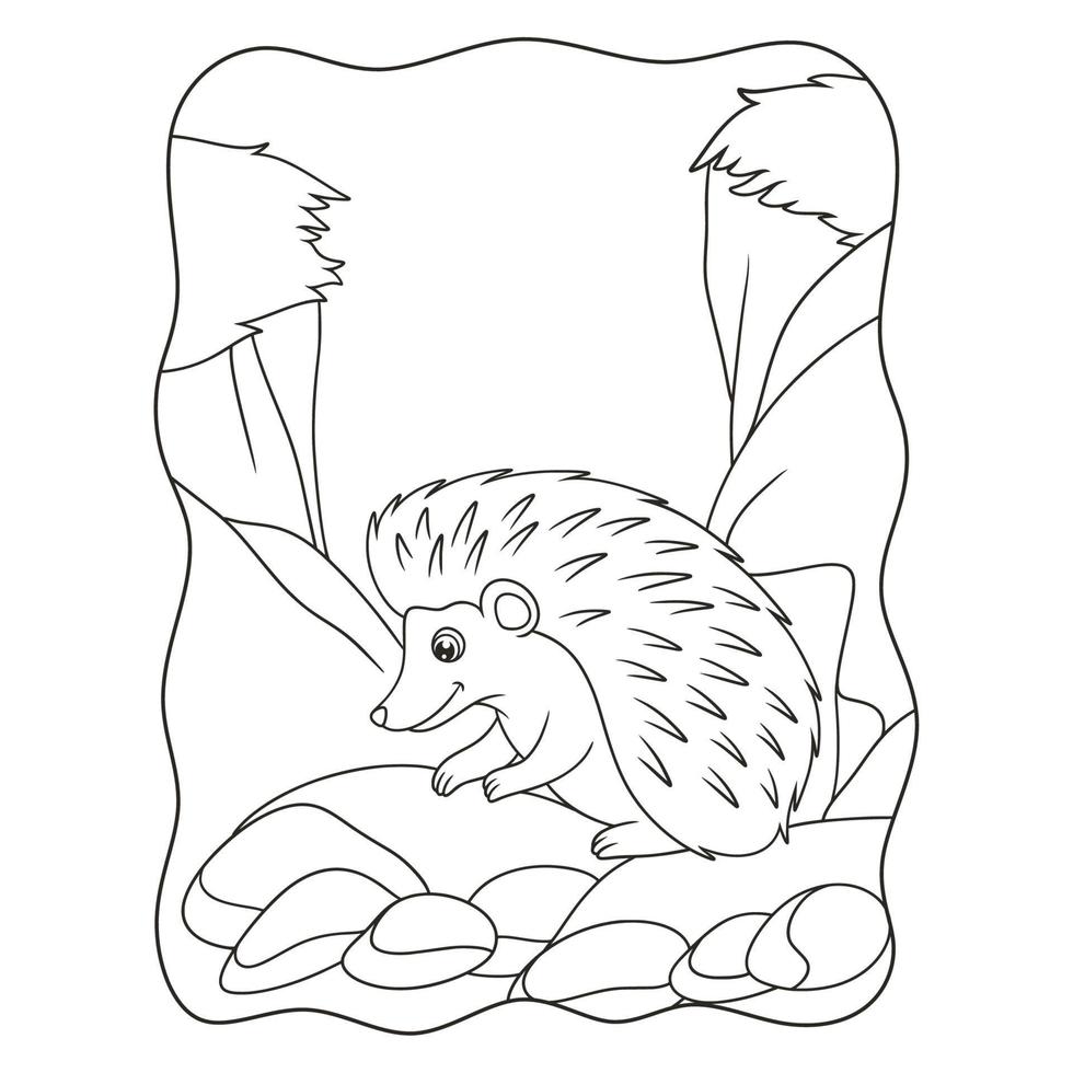 Purcopine coloring page illustration vector