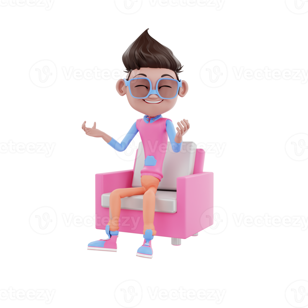 3d  business character illustration png