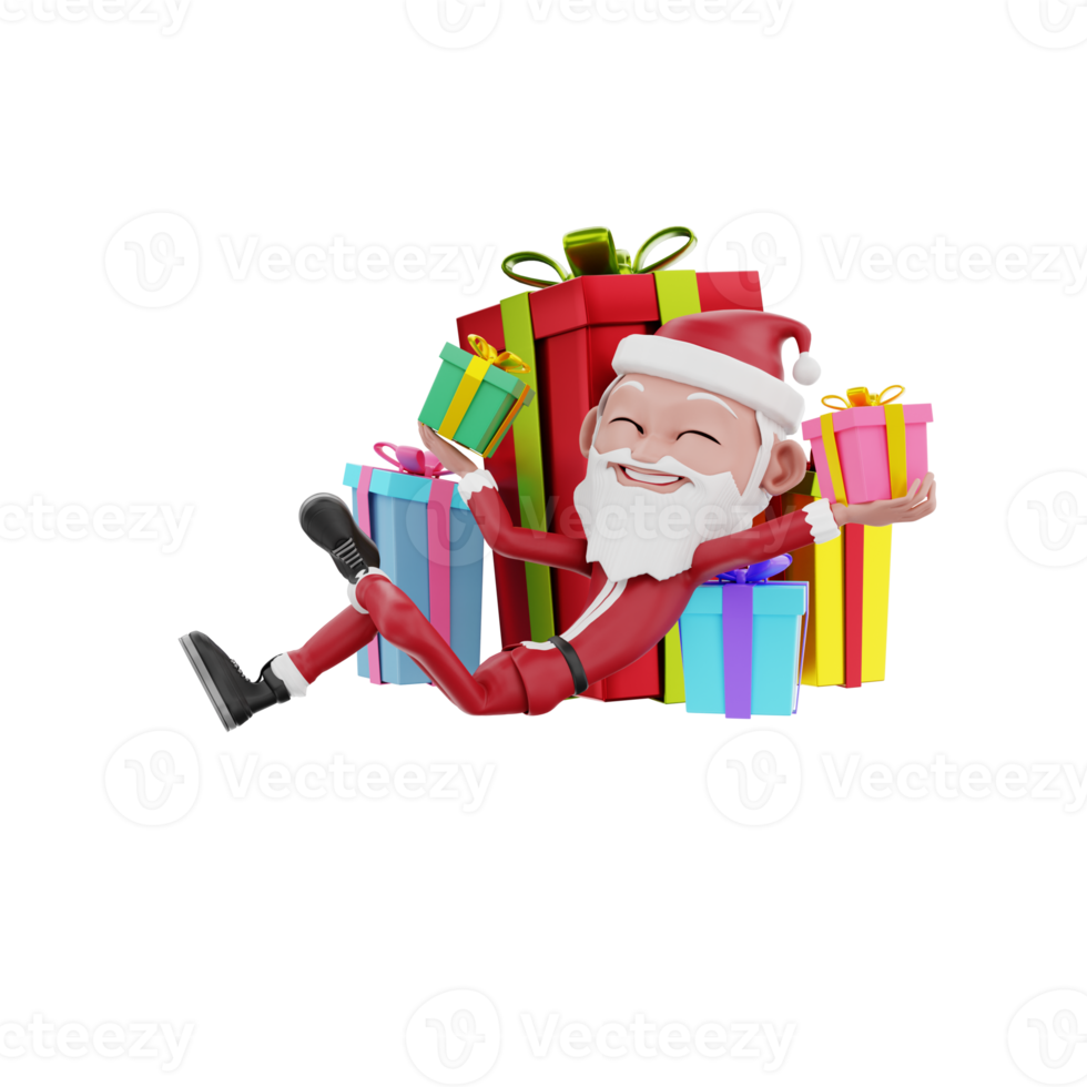 3D christmas illustration png