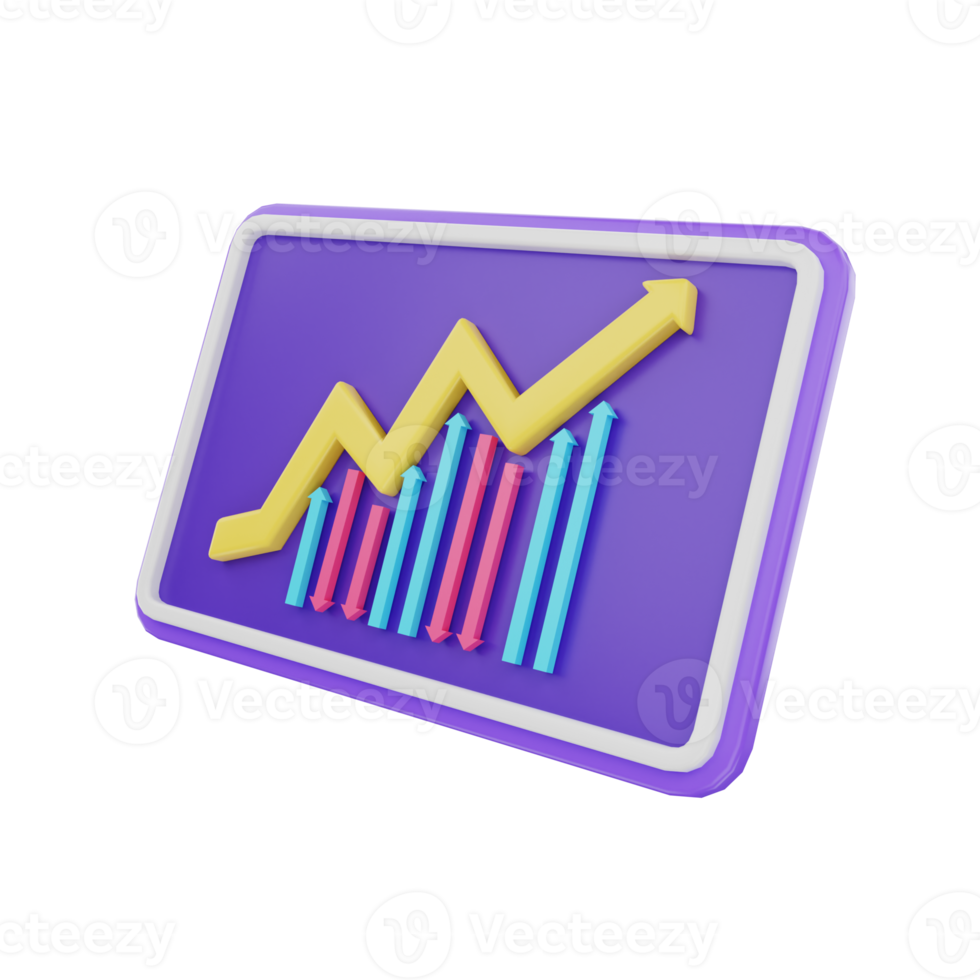 3d  business icon illustration png