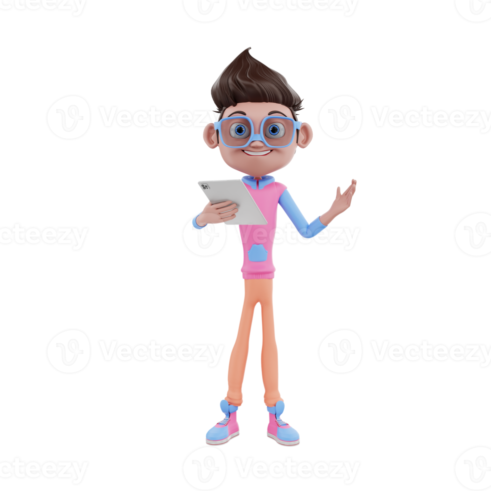 3d  business character illustration png