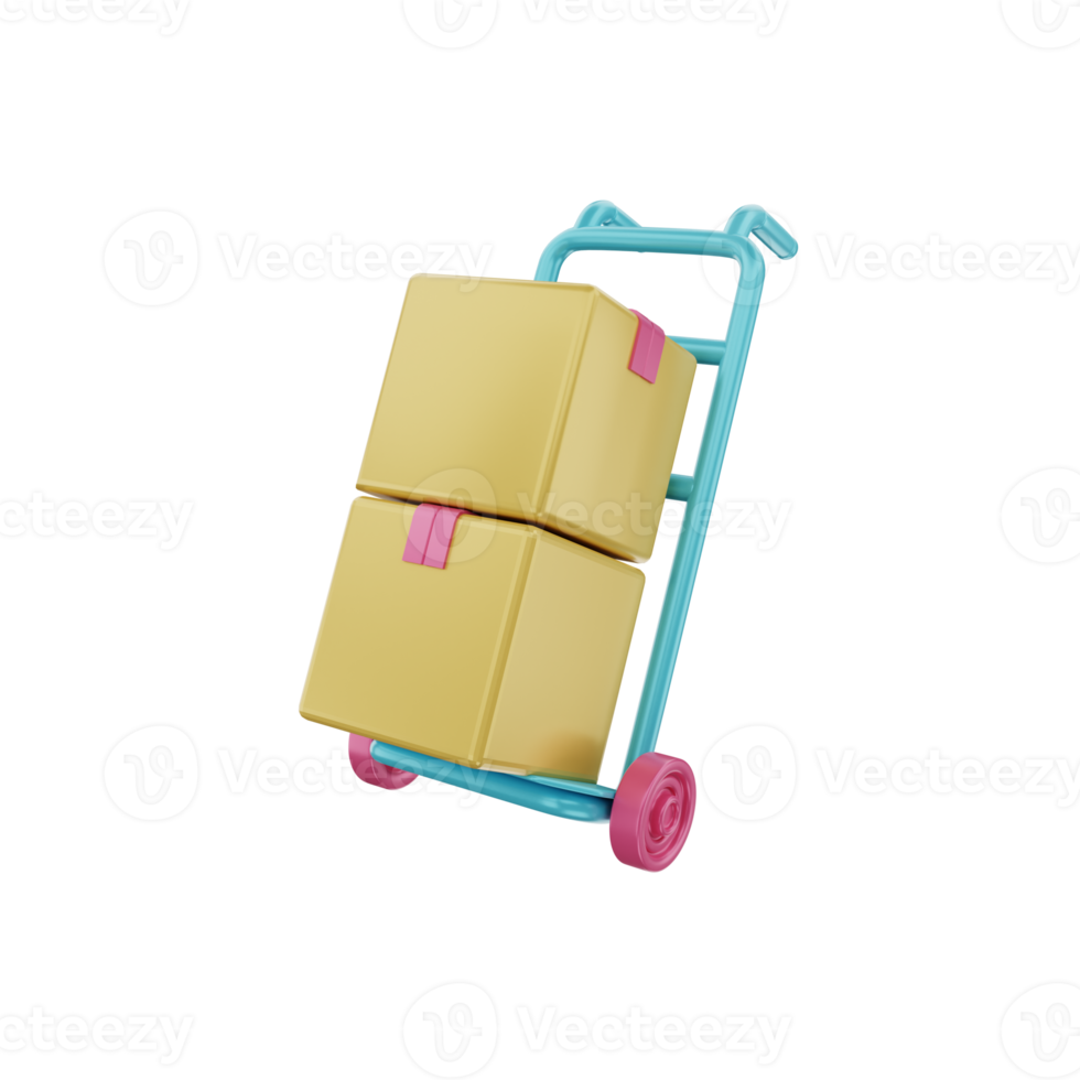 3d ecommerce icon illustration png