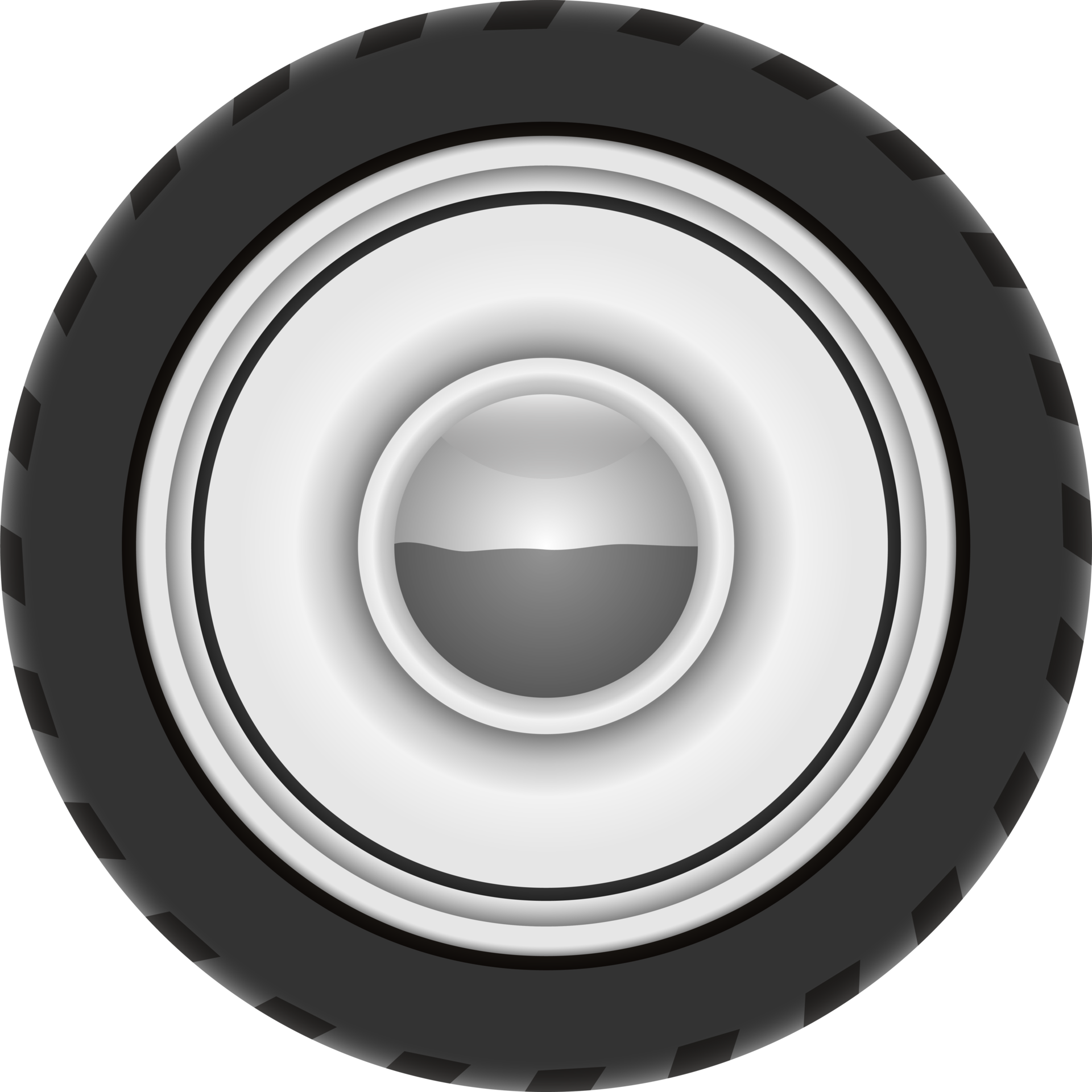 Retro car wheel clipart design illustration 9301024 PNG