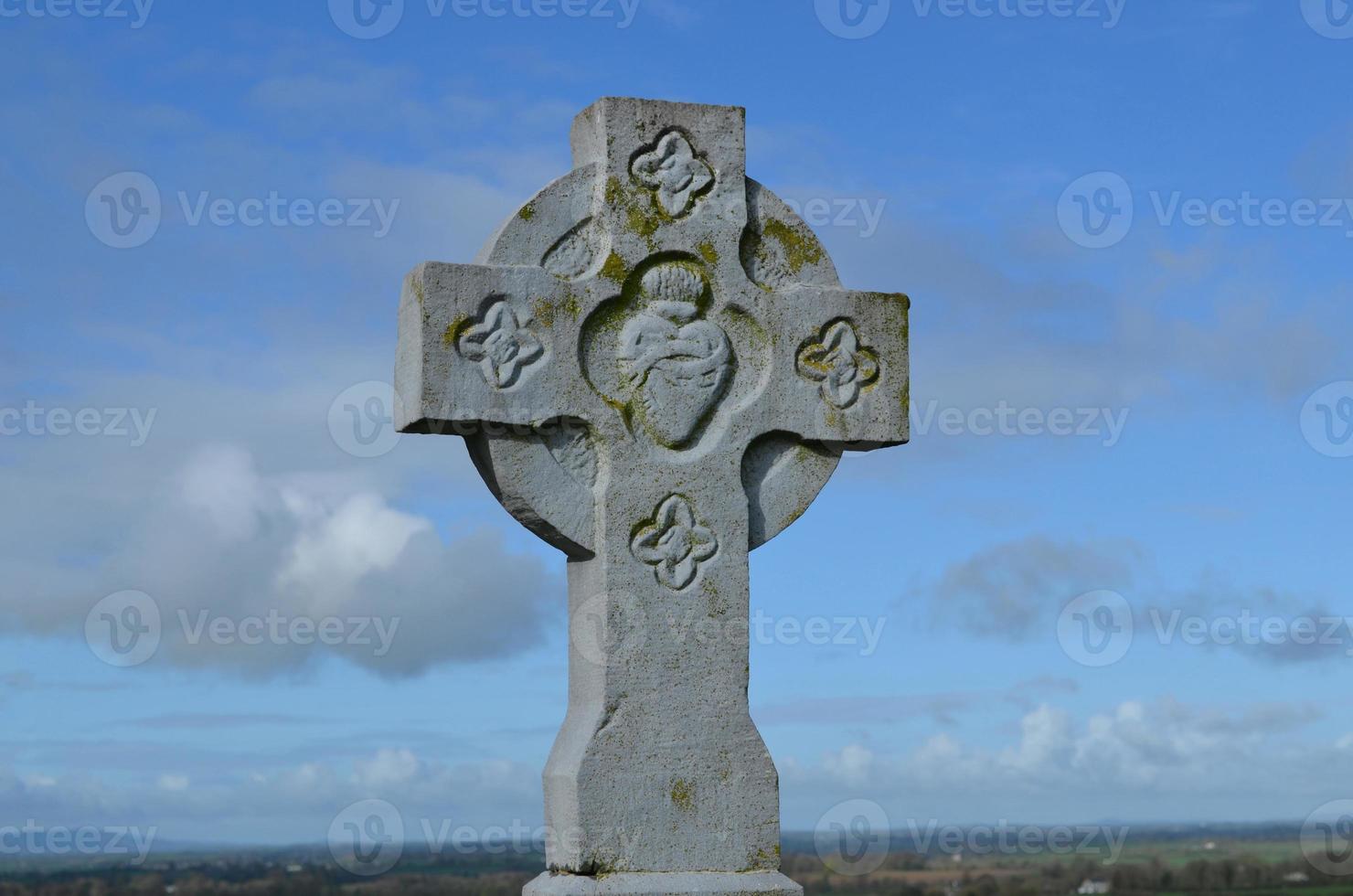 Stone Cross Against the Sky photo