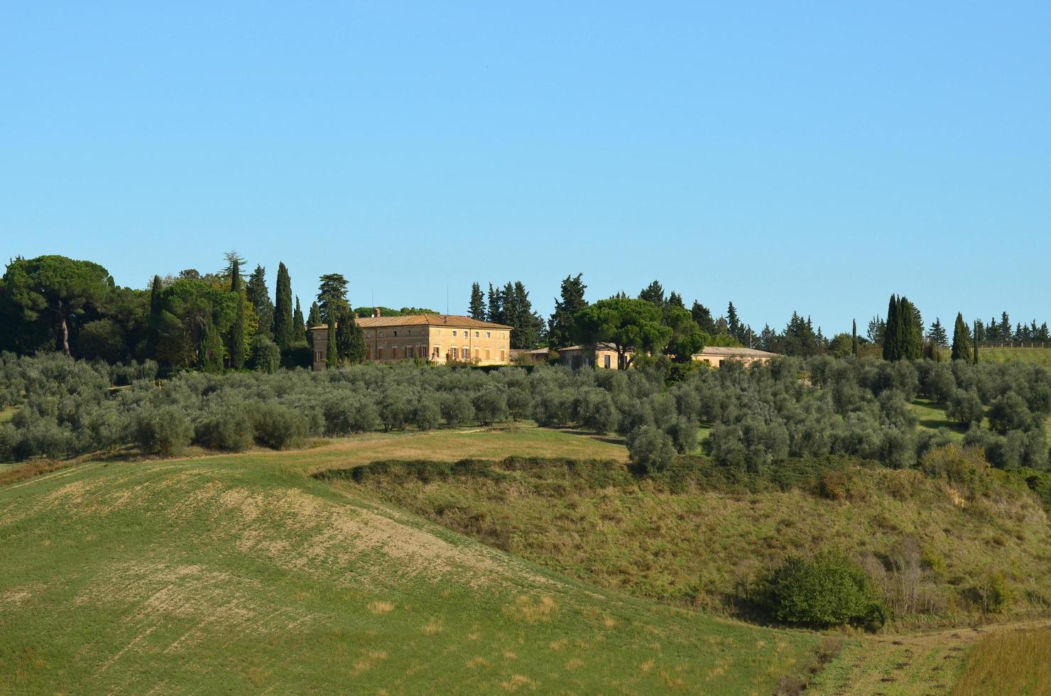 Tuscan Villa in the Italian Countryside photo