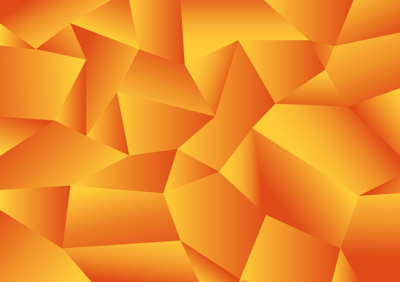 Abstract geometric pattern background. Gradient yellow and red triangle design for web banner, poster, flyer and brochure. vector