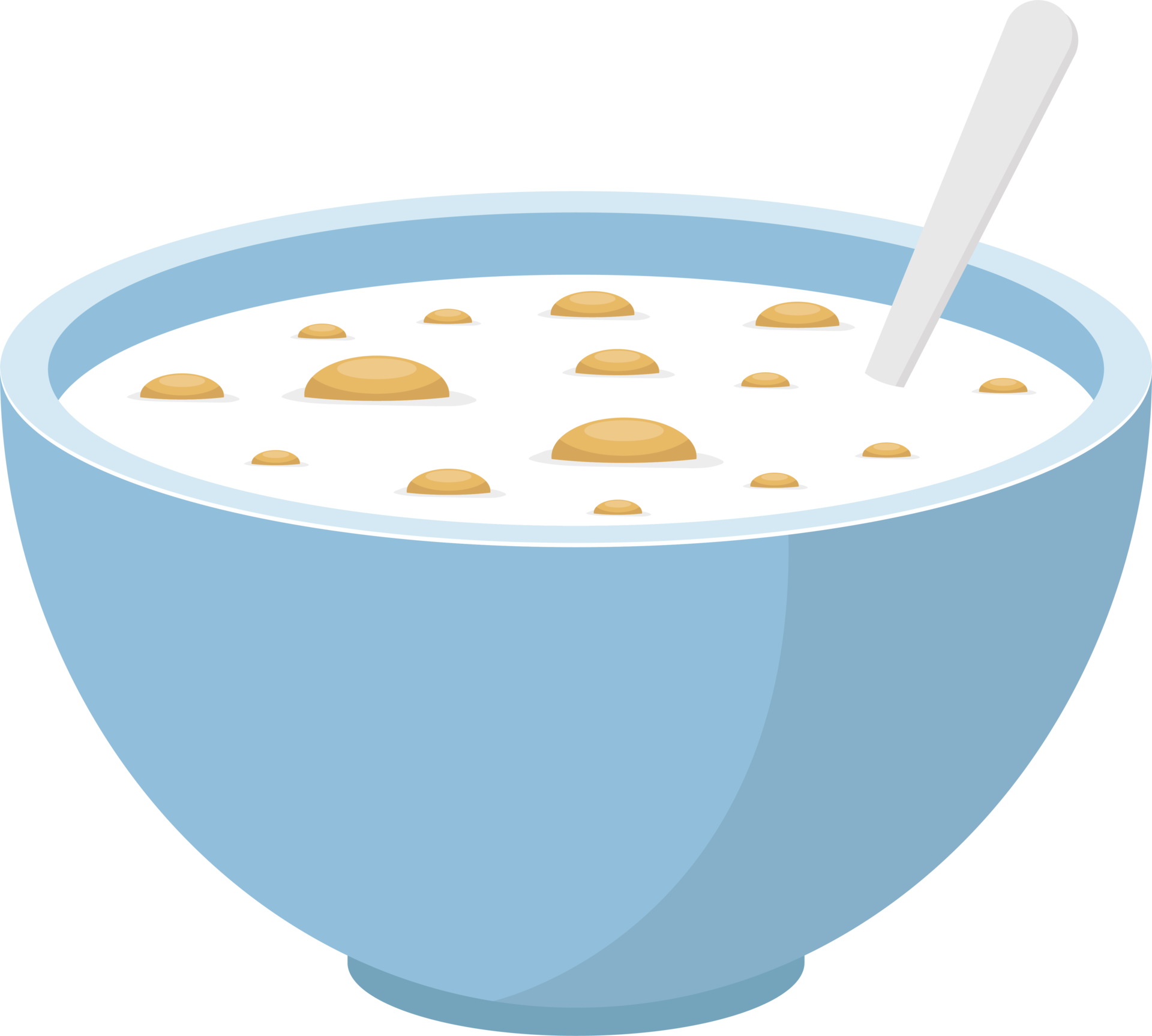 Bowl of cereal clipart design illustration 9302591 PNG