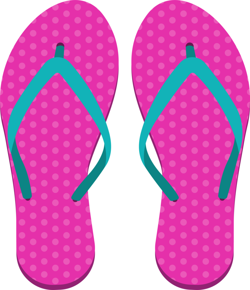 ilustración de diseño de imágenes prediseñadas de chanclas png