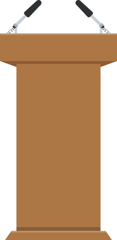 Realistic pulpit clipart design illustration png