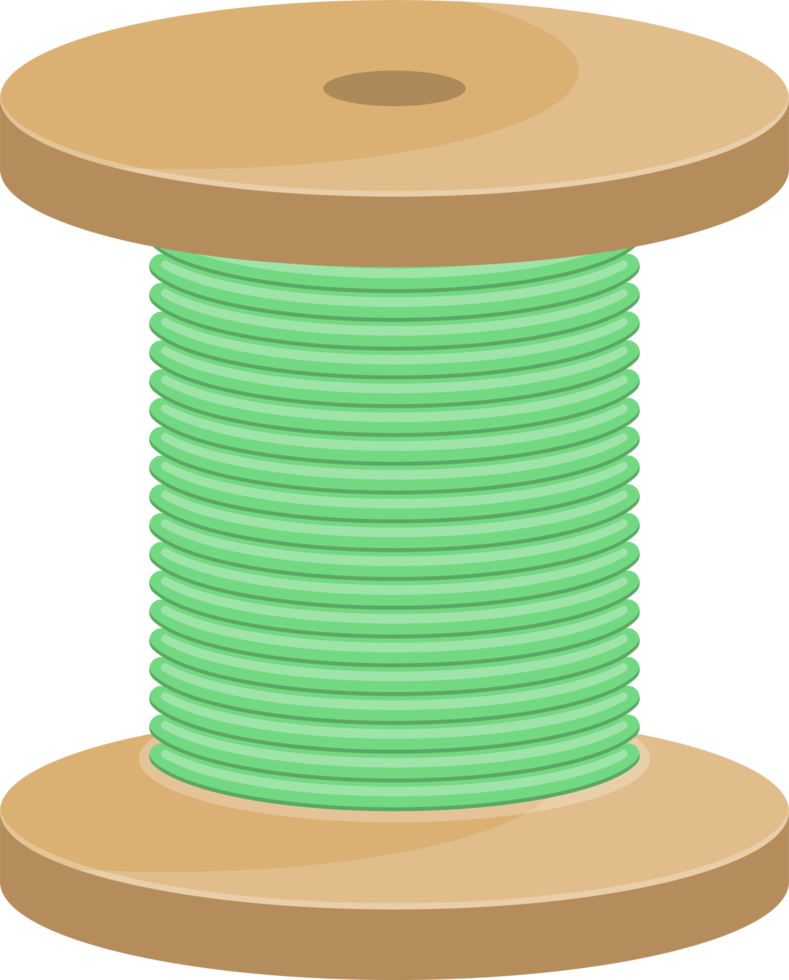 Thread spool clipart design illustration png