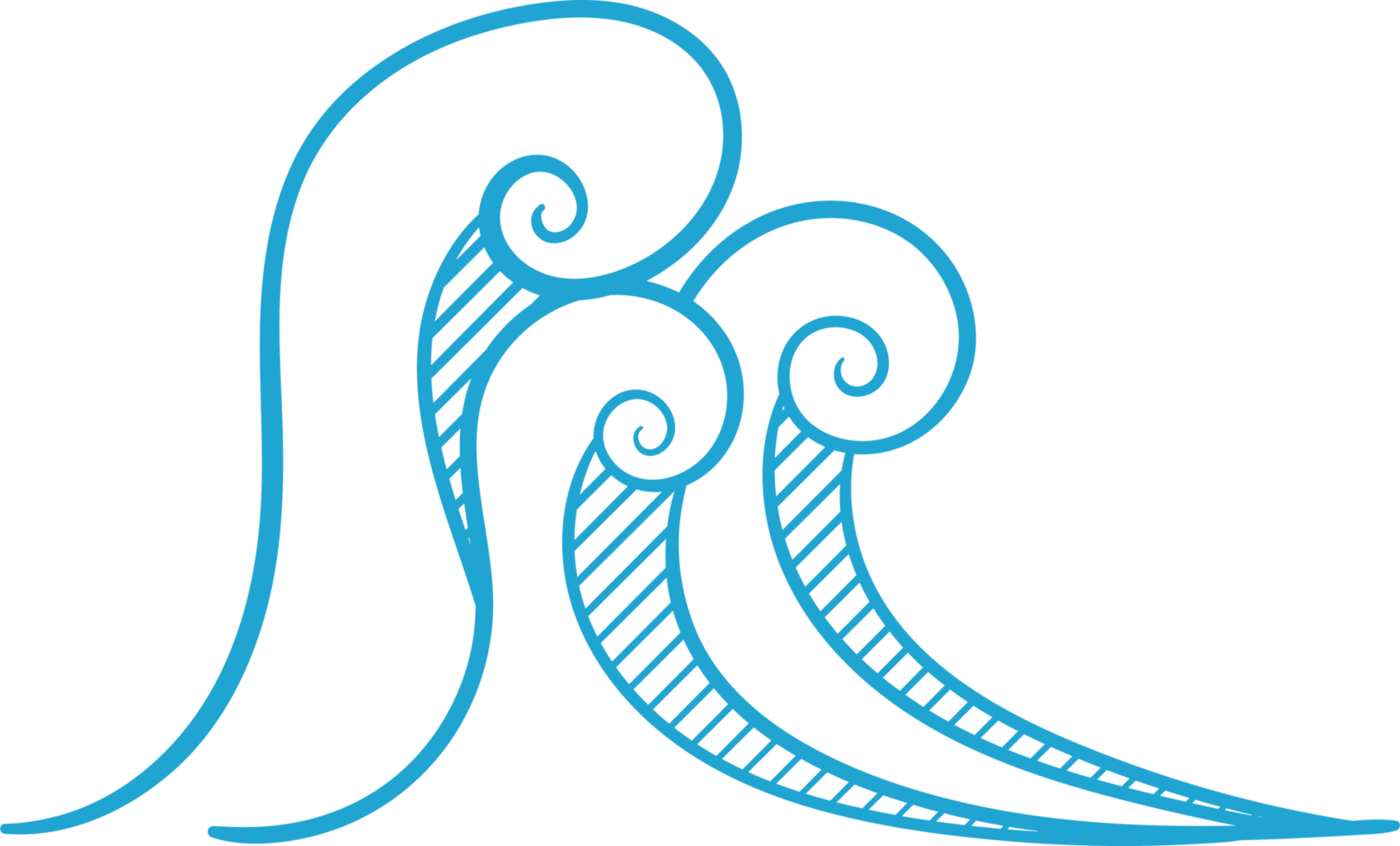 Wave icon clipart design illustration png
