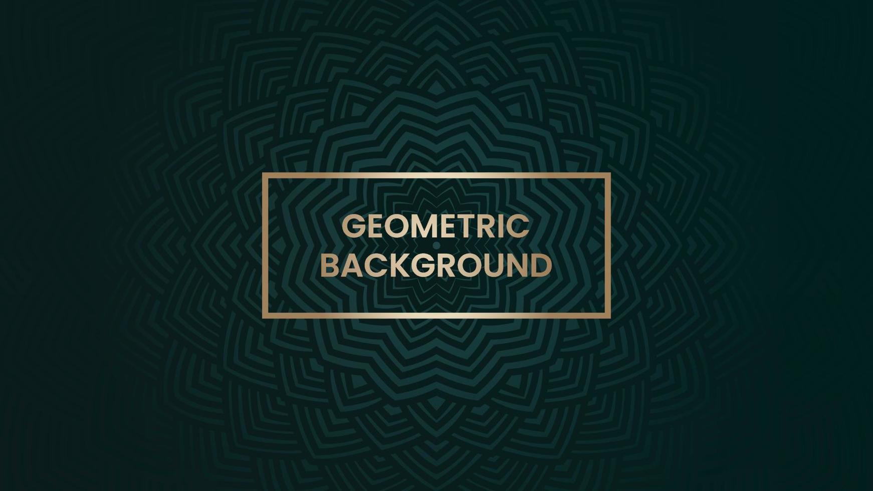 Luxury mandala background pattern. Decorative abstract ornament on navy green background. Dark backdrop with symmetric texture for print, poster, cover, brochure, flyer, banner, business card. Vector. vector