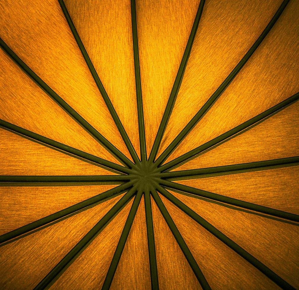 Metal roof structure cover by wooden roof style photo