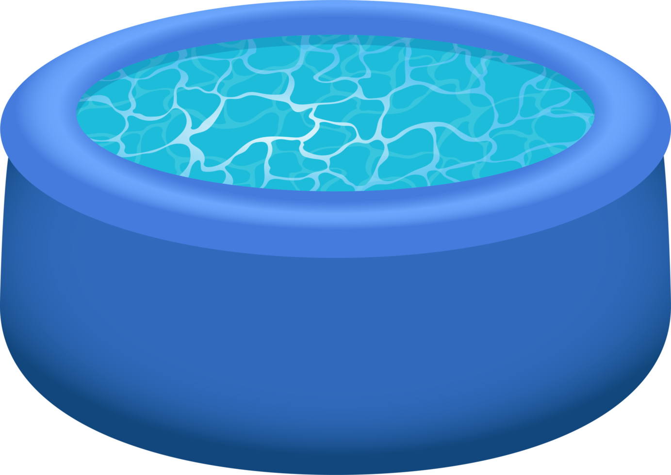 ilustração de design de clipart de piscina inflável png