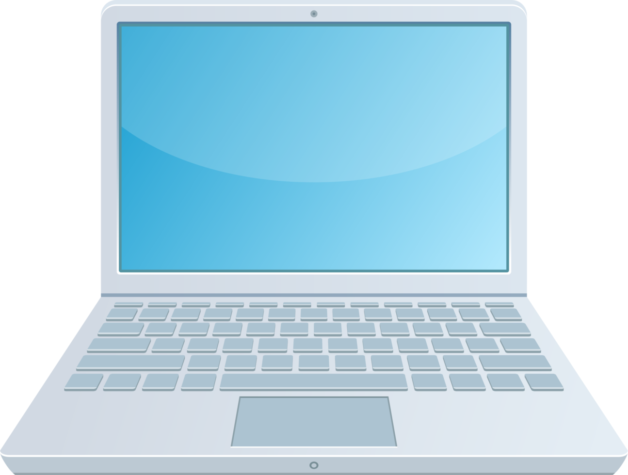 Laptop device clipart design illustration png