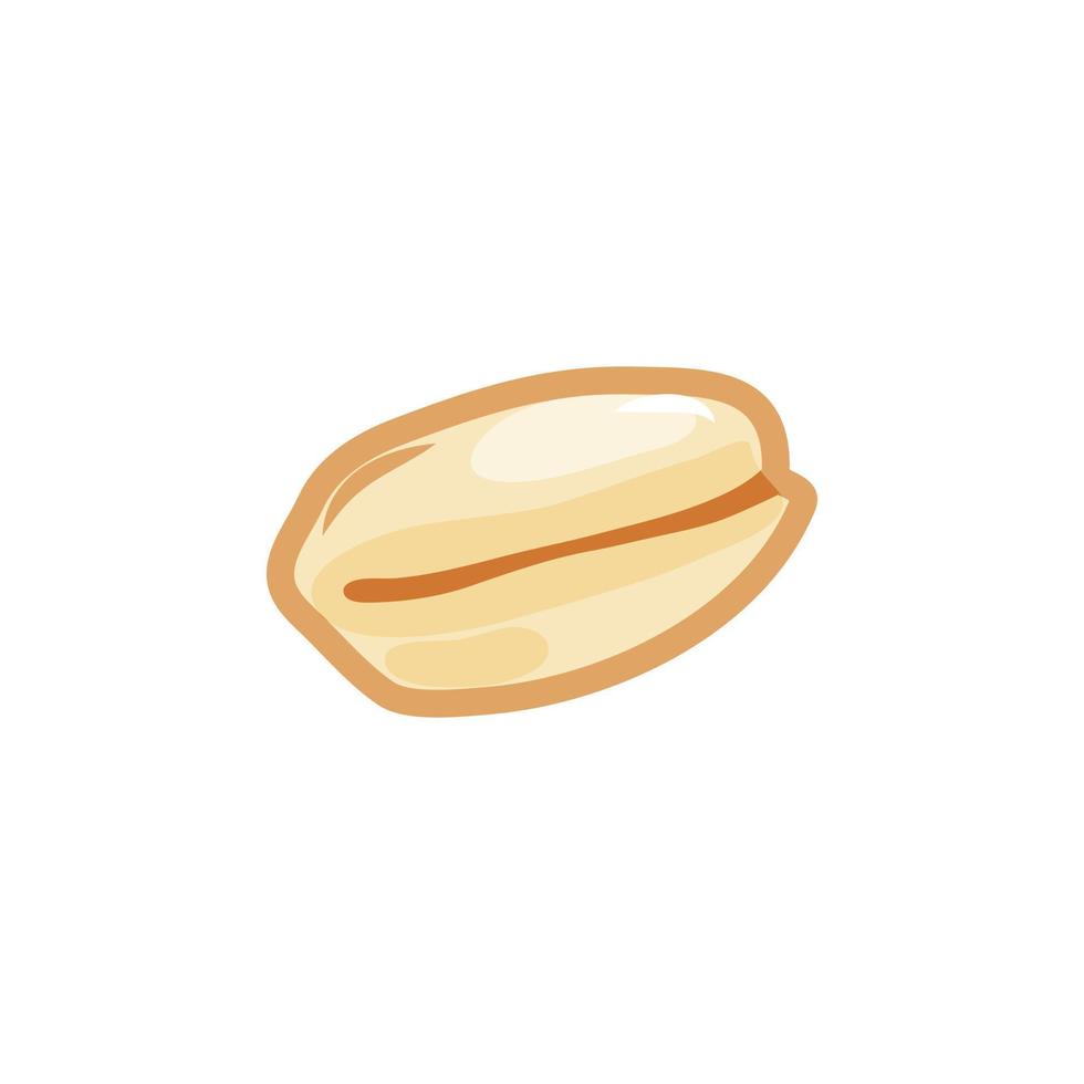 icono de copos de avena en un fondo blanco aislado. grano de avena icono de dibujos animados de vector