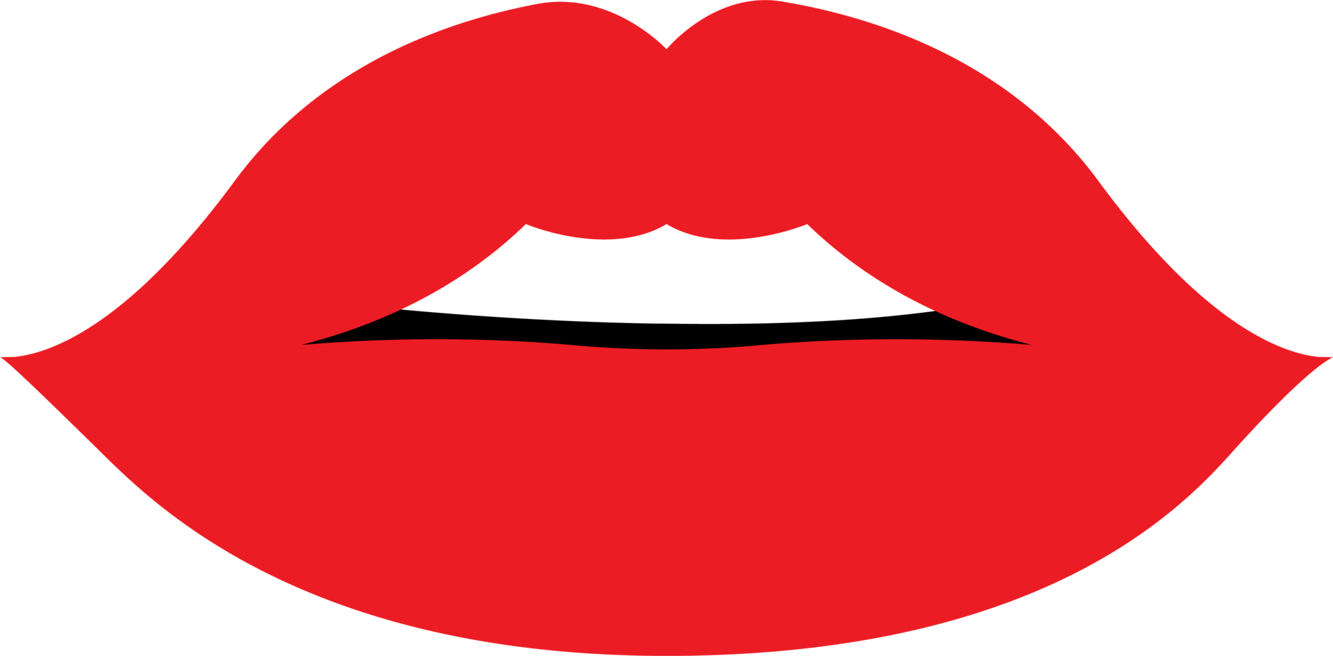 Frau rote Lippen Clipart Design Illustration png