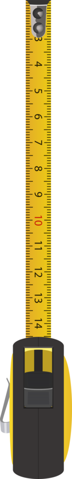 illustrazione di progettazione di clipart di nastro di misura png