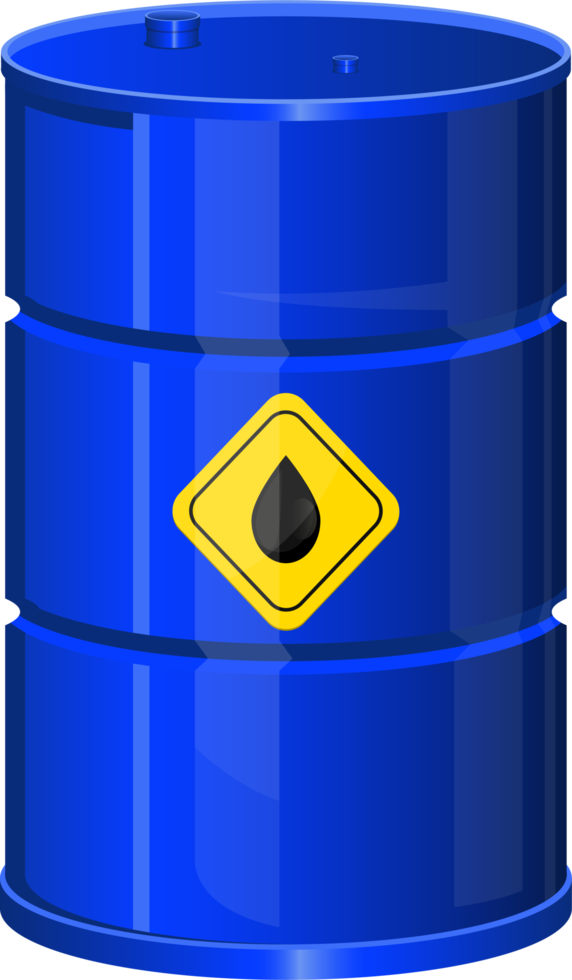 Oil barrel clipart design illustration png