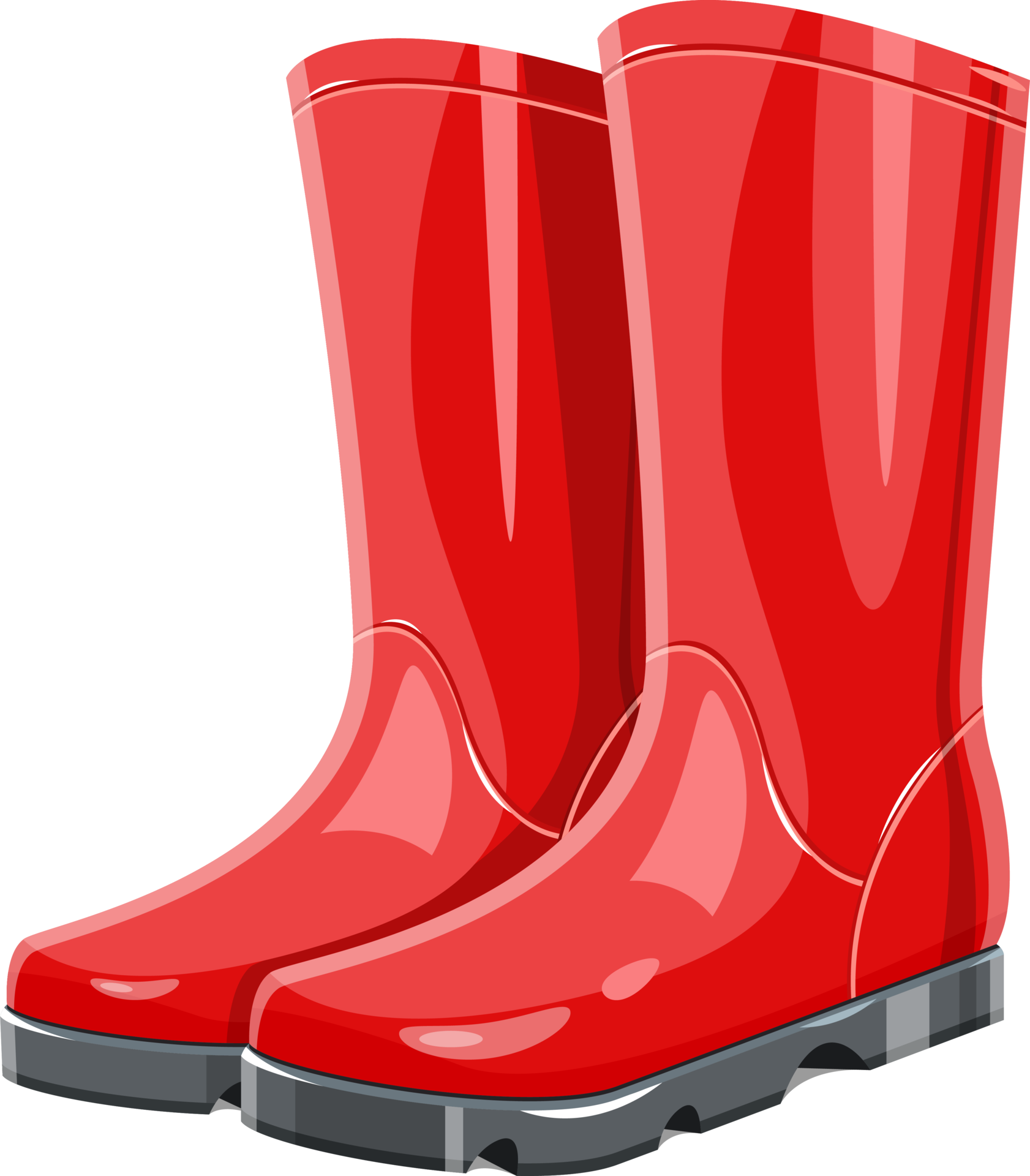 Rubber garden boots clipart design illustration 9303632 PNG