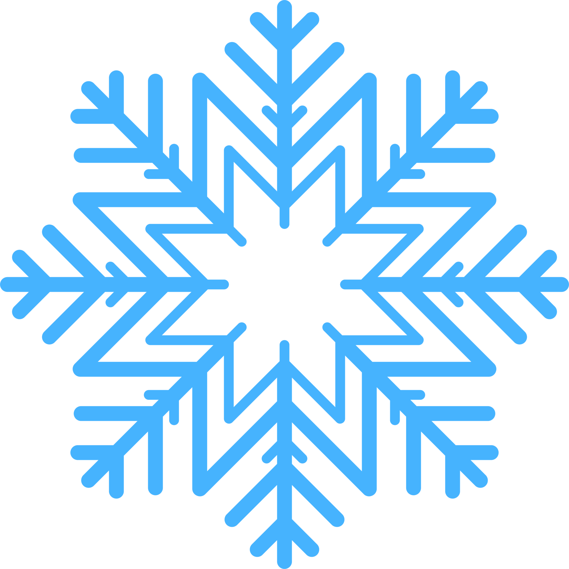 Snowflakes clipart design illustration 9303645 PNG