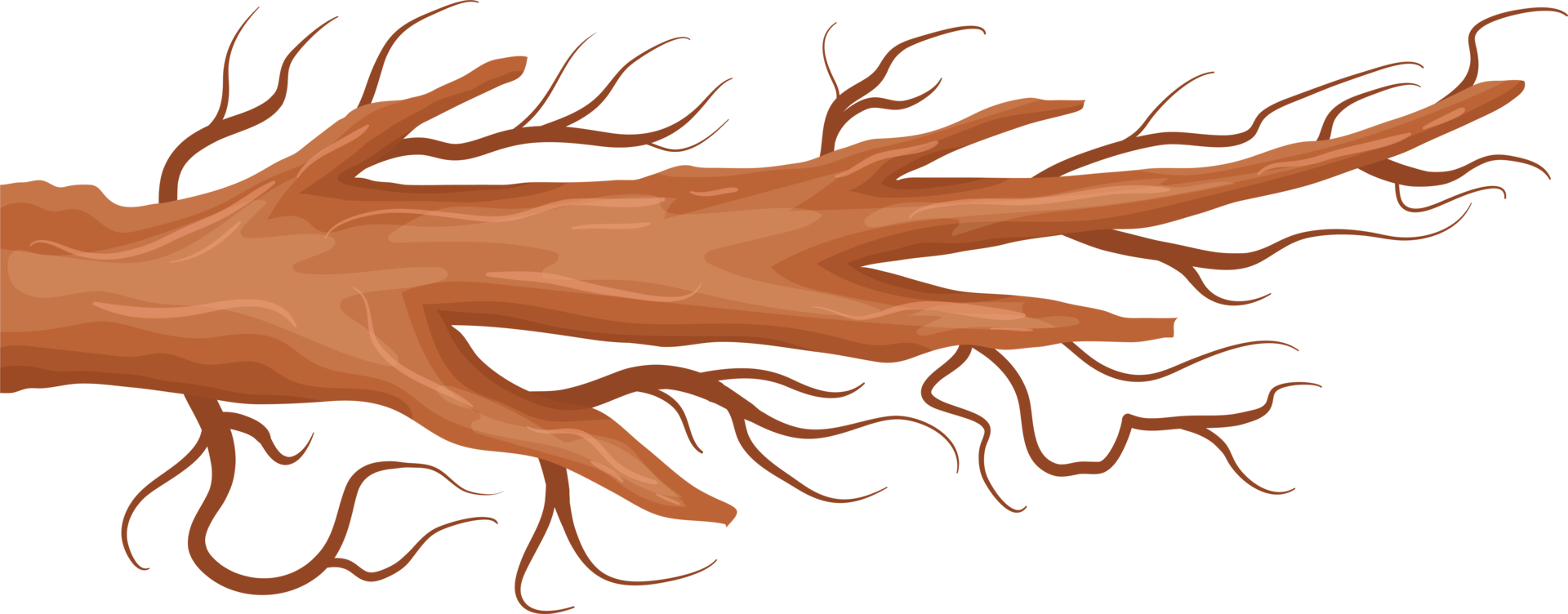 Ilustración de diseño de imágenes prediseñadas de rama de árbol png