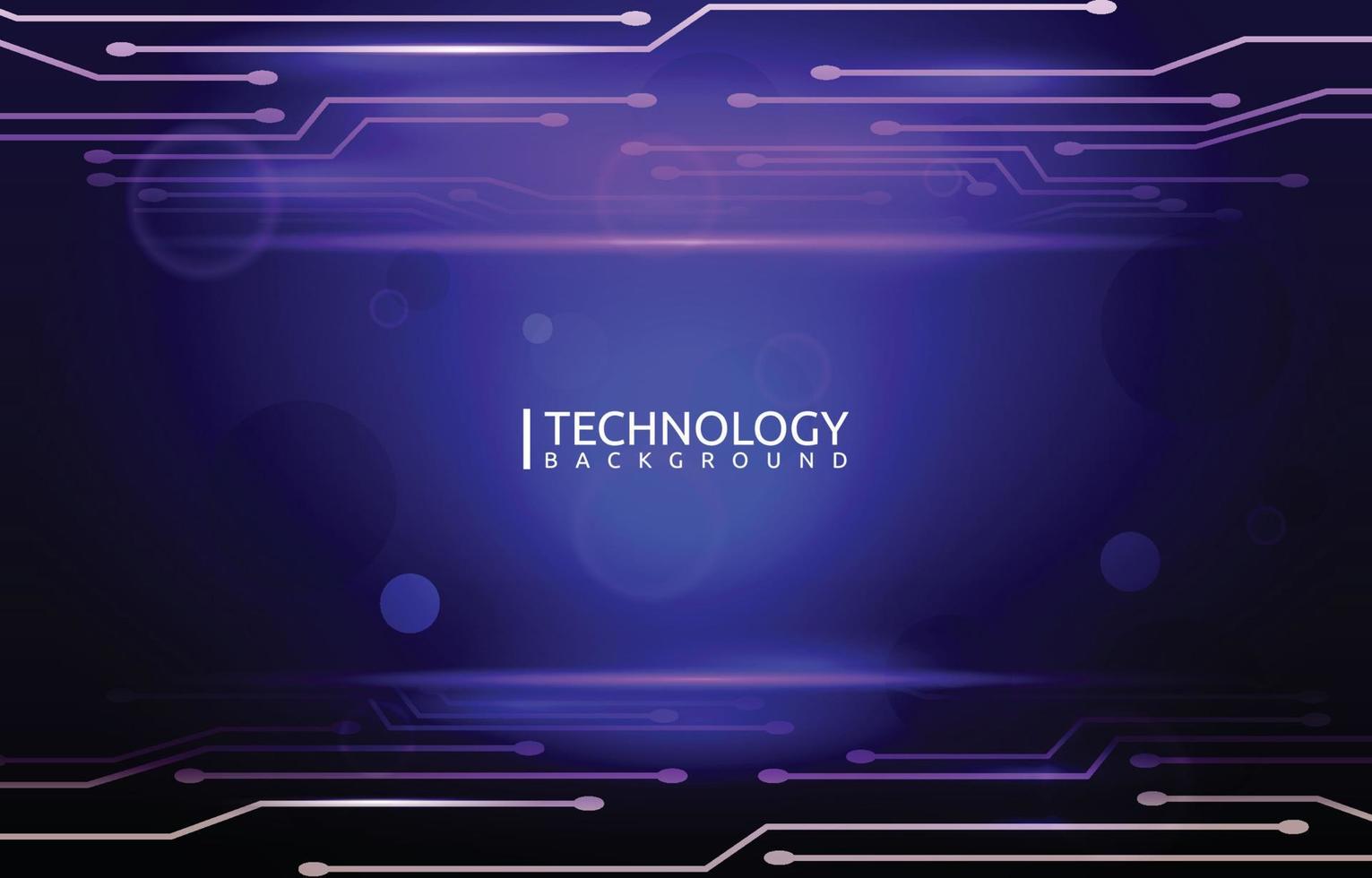 Computer Electronic Circuit Abstract Modern Technology Background vector