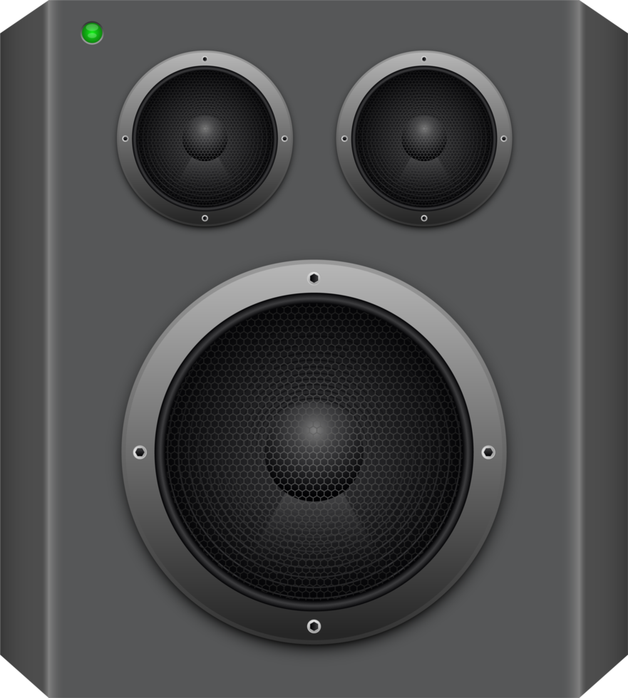 Audio speaker clipart design illustration png