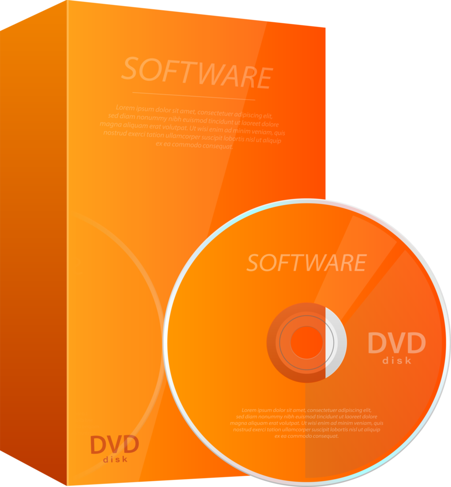 CD and DVD clipart design illustration png