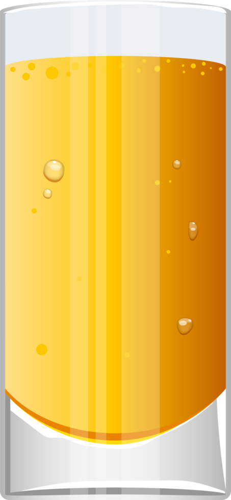 copo de ilustração de design de clipart de suco fresco png