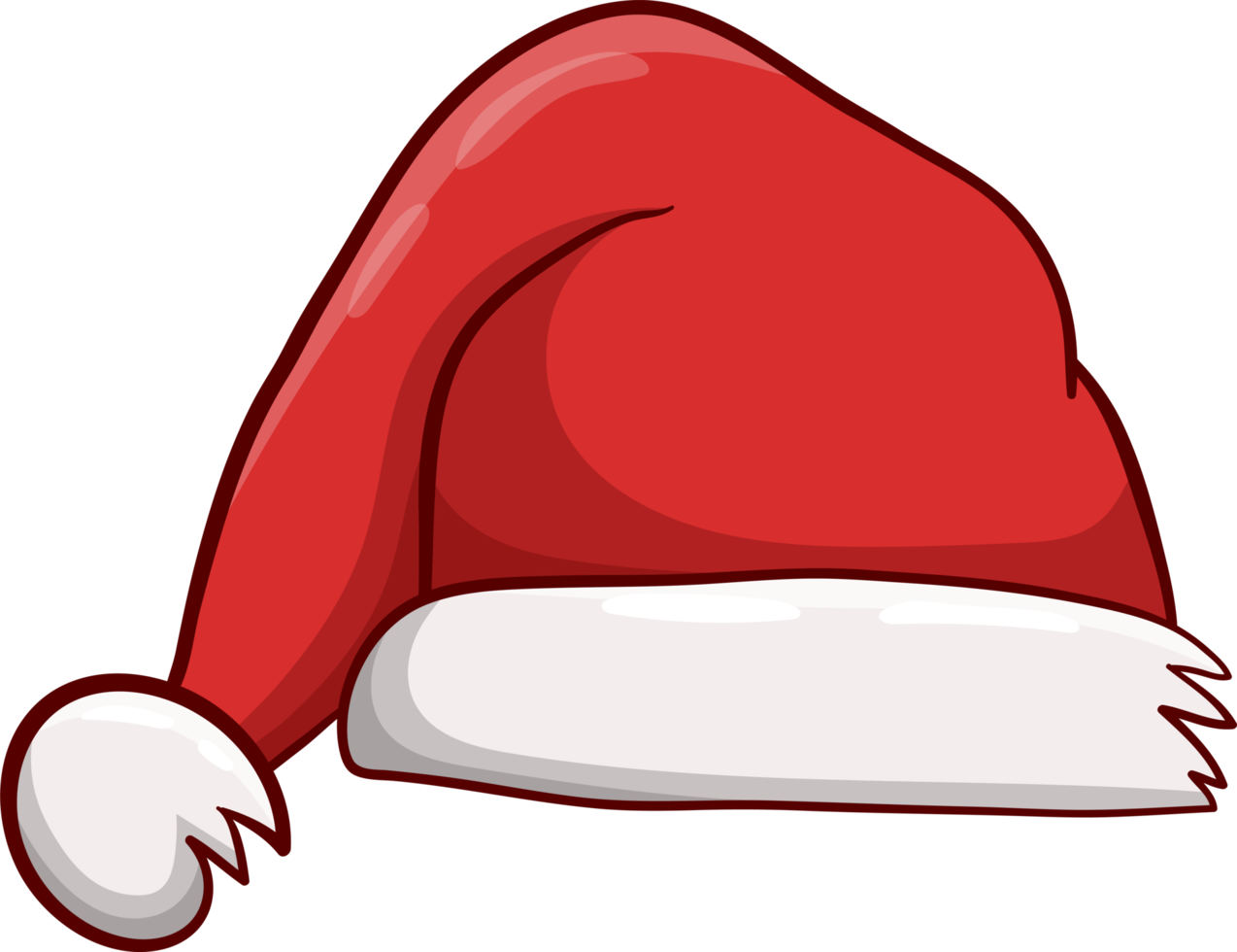 kerstmuts clipart ontwerp illustratie png