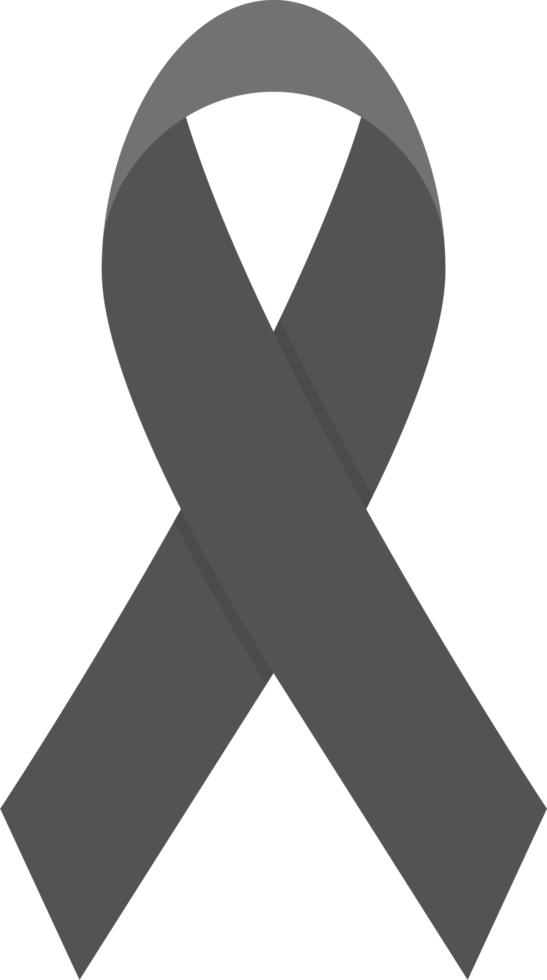 Cancer ribbon awareness clipart design illustration png