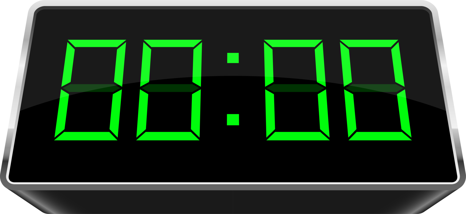 Digital clock clipart design illustration png