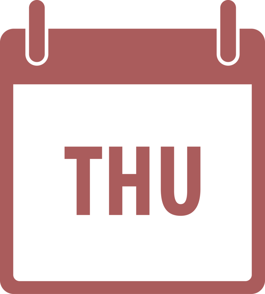 Calendar icon clipart design illustration png