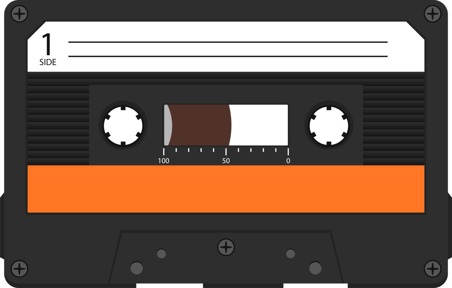 cassette audio clipart conception illustration png