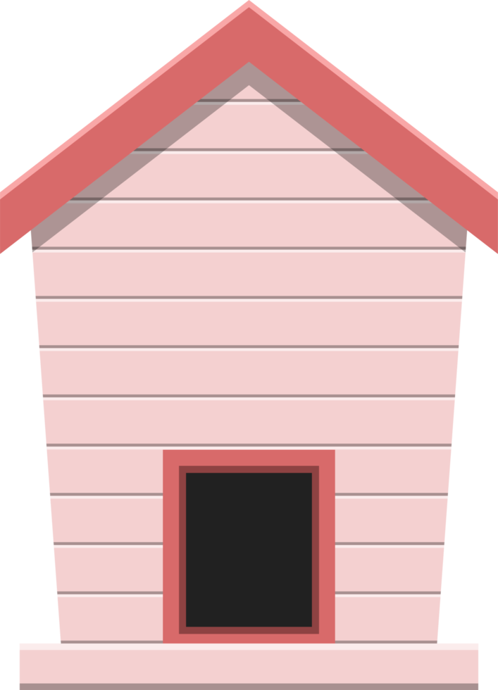 Dog house clipart design illustration png